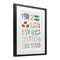 Stupell Industries Kid's Counting Animals Framed Print Under Glass, design by Carla Daly